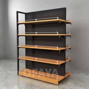 Двустранен островен стелаж